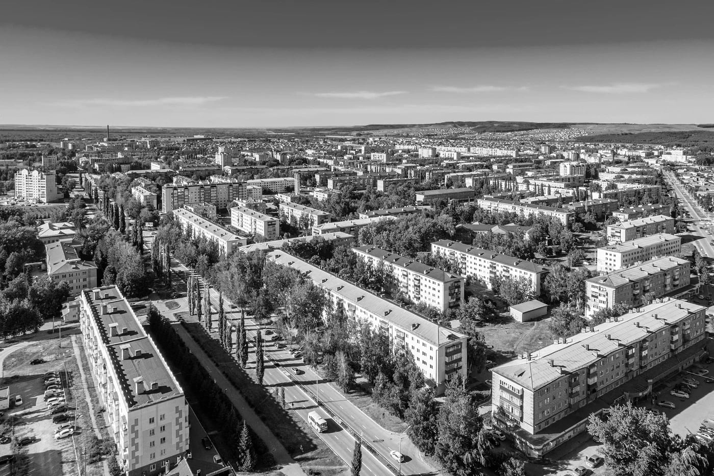 Панорама города Туймазы